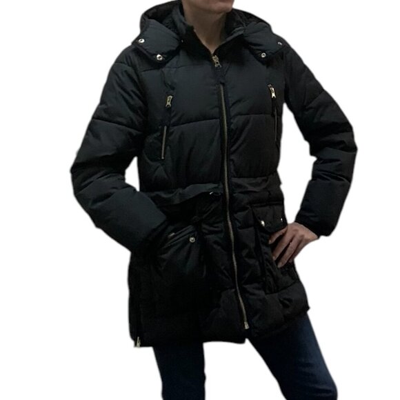 J Crew Black Puffer Jacket Size XS - Picture 1 of 7